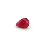 1.44 ct Pear Red Natural Ruby