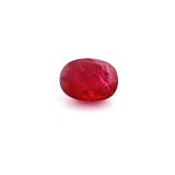 2.01 ct Oval Red Natural Ruby