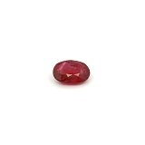 0.81 ct Oval Red Natural Ruby