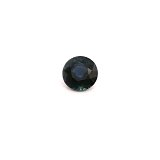0.85 ct Round Blue Natural Sapphire
