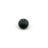 0.89 ct Round Blue Natural Sapphire