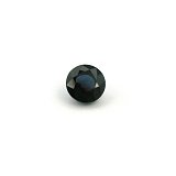 1.00 ct Round Blue Natural Sapphire