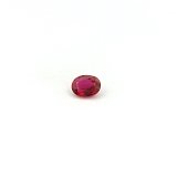 0.25 ct Oval Red Natural Ruby