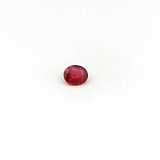 0.24 ct Oval Red Natural Ruby