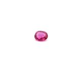 0.25 ct Oval Red Natural Ruby