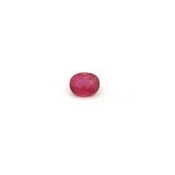 0.34 ct Oval Red Natural Ruby
