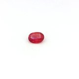 0.39 ct Oval Red Natural Ruby