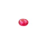 0.44 ct Oval Red Natural Ruby