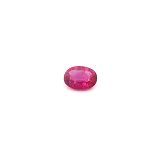 0.44 ct Oval Red Natural Ruby