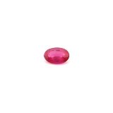 0.41 ct Oval Red Natural Ruby