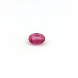 0.54 ct Oval Red Natural Ruby