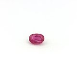 0.51 ct Oval Red Natural Ruby