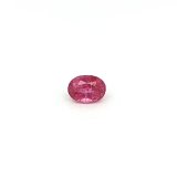 0.69 ct Oval Red Natural Ruby