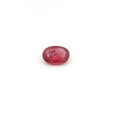 0.71 ct Oval Red Natural Ruby