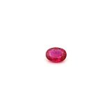 0.33 ct Oval Red Natural Ruby