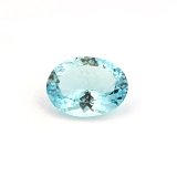 2.82 ct Oval Blue Natural Aquamarine