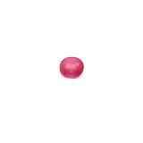 0.34 ct Oval Red Natural Ruby