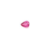 0.41 ct Pear Red Natural Ruby