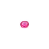 0.48 ct Oval Red Natural Ruby