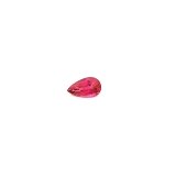 0.30 ct Pear Red Natural Ruby
