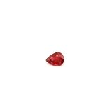 0.32 ct Pear Red Natural Ruby