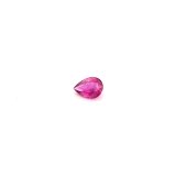 0.31 ct Pear Red Natural Ruby