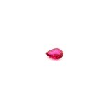 0.23 ct Pear Red Natural Ruby