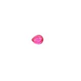 0.22 ct Pear Red Natural Ruby