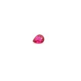 0.21 ct Pear Red Natural Ruby