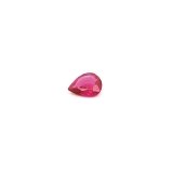 0.28 ct Pear Red Natural Ruby