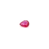0.34 ct Pear Red Natural Ruby