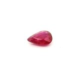 1.05 ct Pear Red Natural Ruby