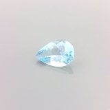 1.01 ct Pear Blue Natural Aquamarine