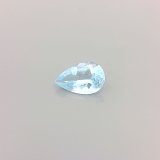 0.66 ct Pear Blue Natural Aquamarine