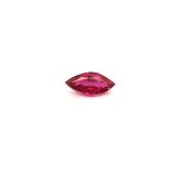 0.47 ct Marquise Red Natural Ruby