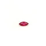 0.25 ct Marquise Red Natural Ruby