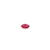 0.20 ct Marquise Red Natural Ruby