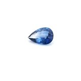 0.96 ct Pear Blue Natural Sapphire