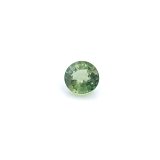 0.89 ct Round Green Natural Sapphire