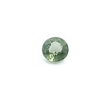 1.09 ct Round Green Natural Sapphire