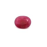 2.10 ct Oval Red Natural Ruby