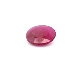 2.10 ct Oval Red Natural Ruby