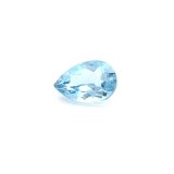 1.24 ct Pear Blue Natural Aquamarine