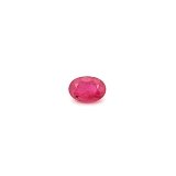 0.68 ct Oval Red Natural Ruby