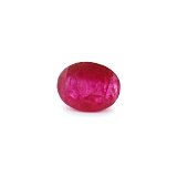 2.05 ct Oval Red Natural Ruby