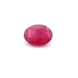 2.20 ct Oval Red Natural Ruby