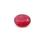 2.45 ct Oval Red Natural Ruby
