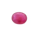 2.63 ct Oval Red Natural Ruby