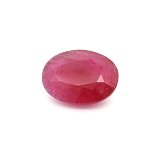5.00 ct Oval Red Natural Ruby