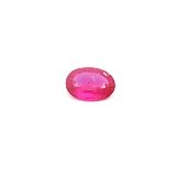 0.75 ct Oval Red Natural Ruby